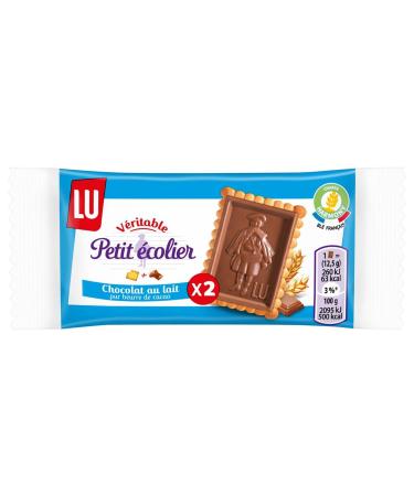 LU Petit Ecolier Milk Chocolate - Pocket Size - Ideal for Snacks - 1 Box of 10 Sachets (250 g)