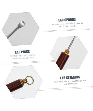 FRCOLOR 12 Pcs Wooden Ear Spoon Set - Ear Wax Pickers & Cleaning Tools for Effective Ear Care - Buy Online on GoSupps.com