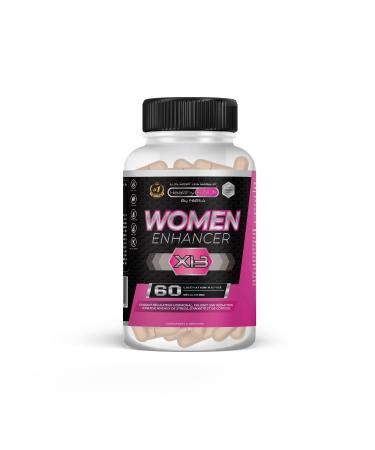 Healthy Fusion Enhancer Woman | 100% Stimulating for Women | Menstrual Regulator | Increases Energy Physical and Muscle Performance | Maca Tribulus Ginseng Ginkgo | 60 Capsules