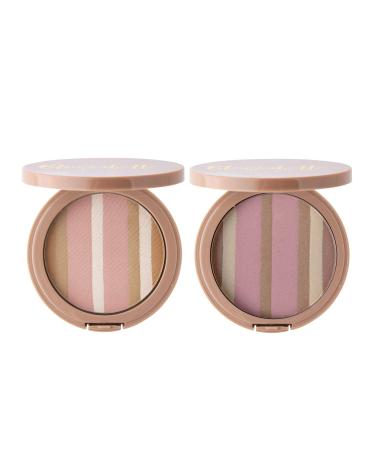 Belle Beauty by Kim Gravel Blushabelle Blush Bronzer Duo - Multipurpose Face Powder for Natural Glow - Cruelty-Free Formula - Buy Online on GoSupps.com