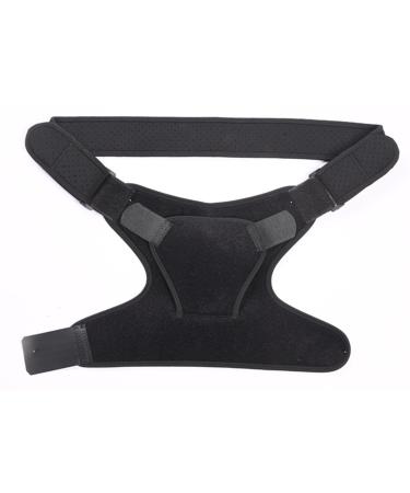 PERZOE Shoulder Rehabilitation Aid Muscle Support Adjustable Brace Sling Breathable Comfortable Sport Men Women Compression Sleeve for Pain Black