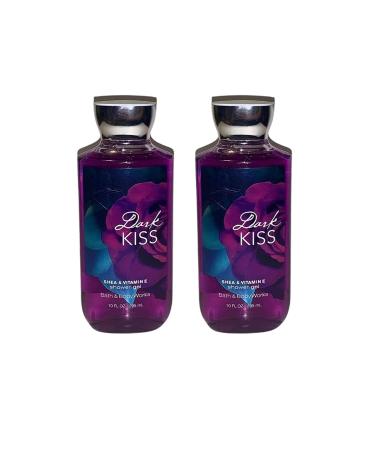 Bath and Body Works Gift Set of of 2 - 10 Fl Oz Shower Gel (Dark Kiss) Multicolor
