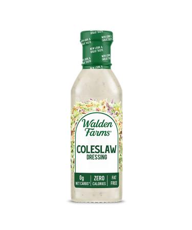Walden Farms Coleslaw Dressing 12oz 2 Pack - Sugar-Free, 0g Net Carbs, Fresh & Delicious Salad Topping - Smooth & Creamy Condiment - 12 Fl Oz Bottles - Buy Online on GoSupps.com