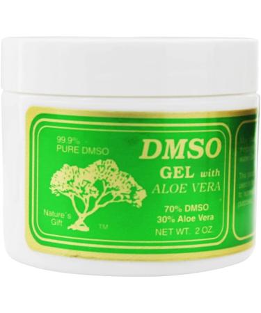 DMSO with Aloe Vera Gel - 2 Oz | Natural Pain Relief & Skin Soothing - Buy Online on GoSupps.com