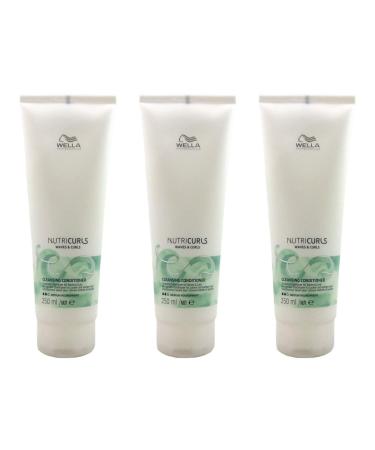 Pack of 3 Wella Nutricurls Cleansing Conditioner 250 ml