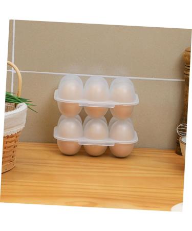 Zerodeko 2pcs Portable Egg Box Refrigerator Eggs Egg Organizer Egg Holder Travel Egg Tray Special Artifact - Buy Online on GoSupps.com