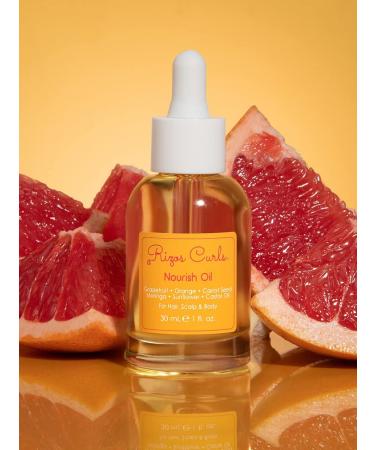 Rizos Curls Nourish Oil - 1 fl oz | Hair, Scalp & Body Treatment - Buy Online on GoSupps.com