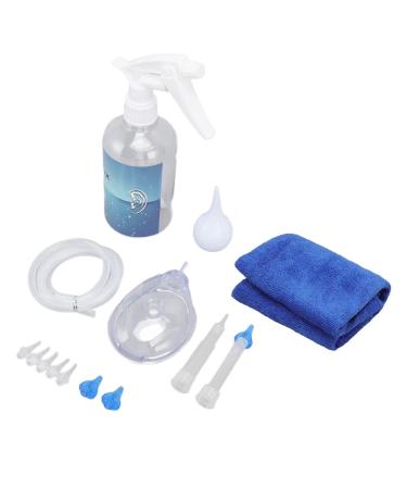 Ear Kits 500ml Ear Washer Spray Bottle System with Professional Ear Muff Ear Wax Removal Tool for Home