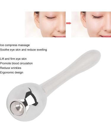TITADONG Eye Cream Massage Stick Zinc Alloy Face Eye Roller Massager Silver Ergonomic Eye Cream Applicator Roller for Reducing Puffiness Facial Massage - Buy Online on GoSupps.com