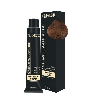 Femma's hair color medium blonde gold intensive 7.33 I professional cream hair color with argan oil keratin & ceramids i permanent hair coloring or tinting for radiant color results i 100 ml medium blonde gold intensive 7th