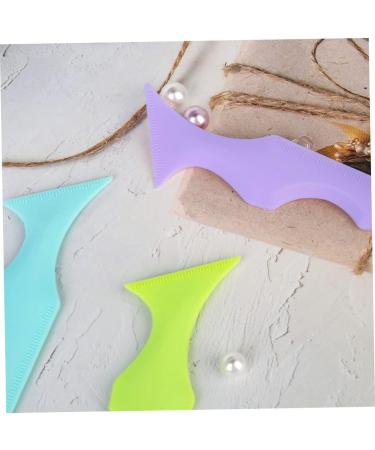 Healifty 8 Pcs Silicone Beauty Ruler Lash Applicator Eyeshadow Applicator Guide Makeup Guide Template Sticker 15X4.15CMx4pcs Violetx4pcs - Buy Online on GoSupps.com