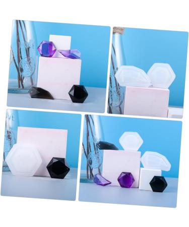 STOBOK 12 Pcs Pendant Mold Silicone Molds Keychain Pendant Epoxy Mold Jewel Silicone Mold Accessories Gem Whitex3pcs 5.5X3CMx3pcs - Buy Online on GoSupps.com