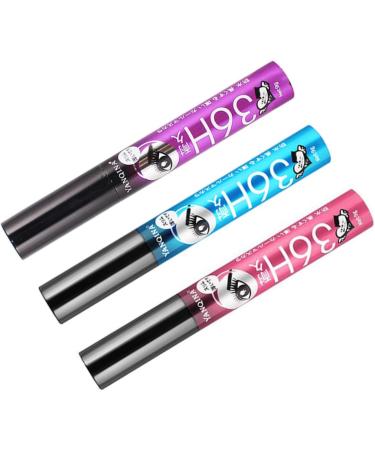 Healvian 9 pcs Lengthening Curling Lady Waterproof Mascara Fiber for Blue Lashes Tube Purple Red - Buy Online on GoSupps.com