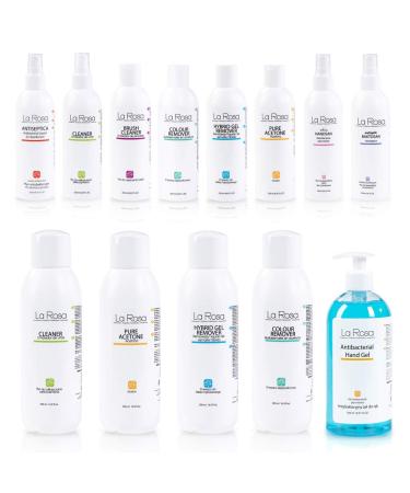 Larosa Nail Clean - Gel Nail Remover Alcohol-Free 1000ml | Studio Quality Degreasing & Cleaning with Lemon Fragrance - Buy Online on GoSupps.com