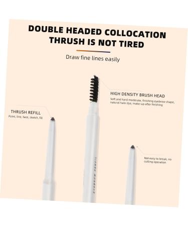 DOITOOL 2pcs Tool -in- Pencil Dual Enhancer Brow Pencils Makeup Brush Eyebrow with 1 count (Pack of 1) Assorted Color - Buy Online on GoSupps.com
