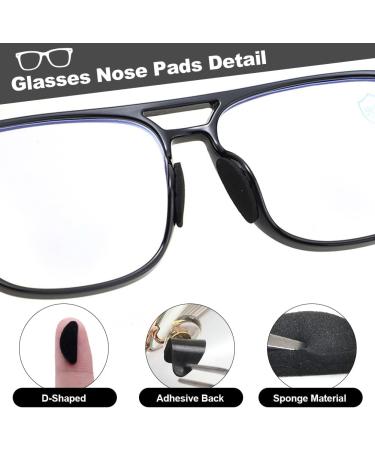 Buy SWIRLCOLOR D-Shape Glasses Nose Pads (24 Pairs) & Elastic Knit Bracket Covers (4 Pcs) - Perfect Accessories for Sunglasses & Reading Glasses - International Shipping Available - Buy Online on GoSupps.com
