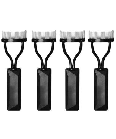 Eyelash Comb Separator Eyelashes Eyebrow Mascara Brush | Arc-Designed Eyelash Definer Comb | Portable Cosmetic Lash Comb With Protective Comb For Women Girls