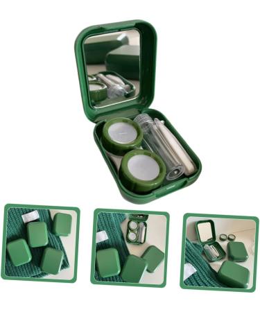 Lurrose Contact Lens Container Set - Foil Glitter Makeup Case with Mirror | Cute & Practical Storage for Tools - Buy Online on GoSupps.com