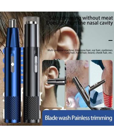 Electric Nose Hair Trimmer for Men - USB Rechargeable Ear & Nose Hair Trimmer | Professional Grooming Tool - Buy Online on GoSupps.com