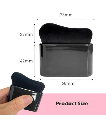 Self Tan Blending Brush - Vegan Body Brush for Effortless and Flawless Self Tanner Application Achieve Professional Tanning Results (Matte Black 1 Count) - Buy Online on GoSupps.com