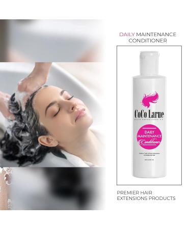 Coco La Rue Daily Maintenance Hair Conditioner - Increases Shine and Luster- Vitamins A & E and Proteins- Best For Hair Extensions- Improve Hair Appearance 8oz (1pack) Maintenance Hair Conditioner (1-Pack) - Buy Online on GoSupps.com