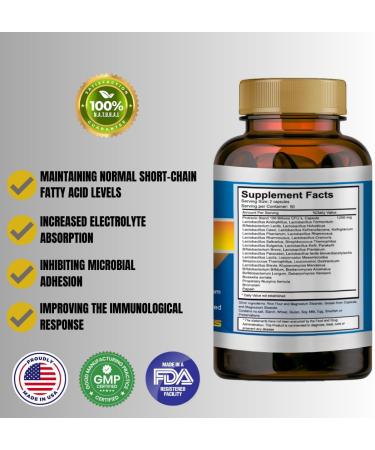 Probiotic Supplement 2 Pack 100 Billion CFUs 200 Capsules. - Buy Online on GoSupps.com