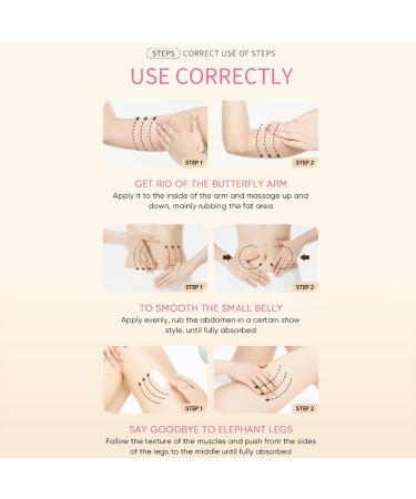 Shantou Youjia Slimming Cream Anticellulite cream slimming cream fat burning cream 2 pieces slimming and sculpting cream cellulite cream shaping and firming cream body slimming cream 1 pink 1 ml 1er Pack - Buy Online on GoSupps.com