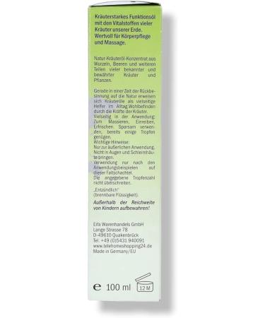 Herbal Oil 110 - 100% Natural Invigorating Body Massage & Care Formula | Strong Aromatherapy Oil for Wellness - Buy Online on GoSupps.com