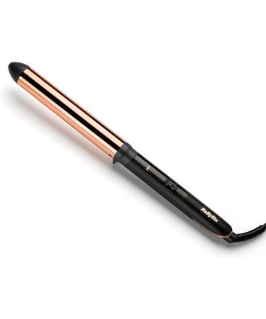 BaByliss Titanium Brilliance Waves Wand - 28mm True-Titanium Barrel - Fast Heat Up - Black - Buy Online on GoSupps.com