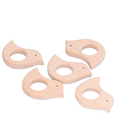 Yousiliang 5pcs Bird Shape Baby Teethers Pain Relief Teething Toys & DIY Pendant Crafts - Buy Online on GoSupps.com