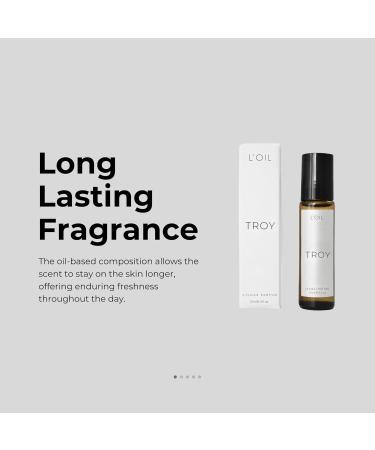 L'OIL FRAGRANCE TROY Perfume Oil | Inspired by Tomm F.ord s Oud Wood | Cardamom Agarwood & Amber | Vegan & Cruelty-Free | 10ml Long-Lasting Unisex Scent - Buy Online on GoSupps.com