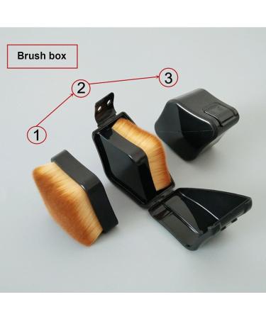 Liquid Foundation Brush for Face | Foundation Concealer Brush | Liquid Powder Brush Rhombic Make up Brush Flat Top Cosmetics Applicator Face Makeup Tool - Buy Online on GoSupps.com