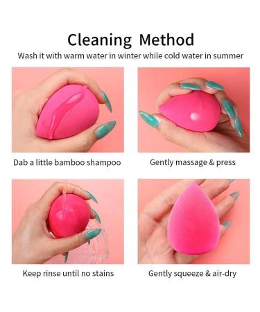 Buy Multi-Color Beauty Blenders - Flawless Makeup Sponge Set of 6 (Latex-Free) for Liquid & Cream Foundation - International Shipping Available - Buy Online on GoSupps.com