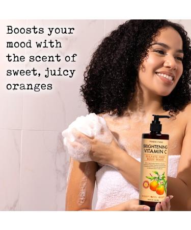 PHARM TO TABLE Brightening Vitamin C Body Wash for Women and Men - Brightens and Nourishes the Skin Sulfate Free 100% Cruelty Free 480ml - Buy Online on GoSupps.com