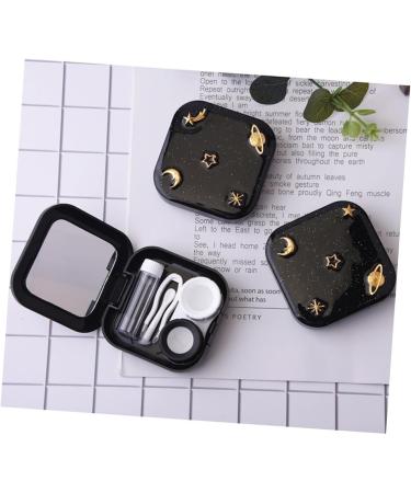 Shop HOMSFOU Lens Case Set - Colored Contact Lens Holder & Mirror Box - International Shipping - Buy Online on GoSupps.com