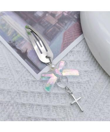 hgnxa Crossed Bowknot BB Clip Hairpin Cute Barrette Love Heart Hair Clip Fashion Hairpin Headwear Girl Hair Accessoires - Buy Online on GoSupps.com