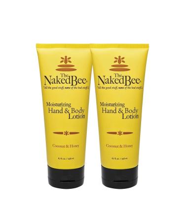 The Naked Bee Coconut & Honey Moisturizing Hand & Body Lotion 6.7 Oz - 2 Pack