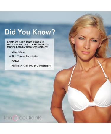 Tanceuticals Coconut Water Mousse - Dark Self Tanner for Instant Long-Lasting Sunless Tan - 6.7 oz - Buy Online on GoSupps.com