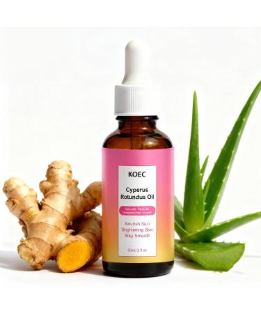 Organic Cyperus Rotundus Oil for Hair Removal - 100% Pure Natural Hair Inhibitor for Face & Body Slows Regrowth for Smoother Skin (1) 60 Fl Oz (Pack of 1) - Buy Online on GoSupps.com