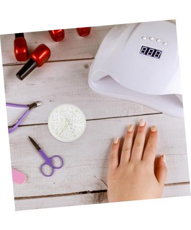 FRCOLOR 2 Boxes Nail Decorations Nail Art Pearls Nail Gems Nail Art Jewelry Hand Jewelry Rhinestone Trim Bulk Ornaments Diamond Decorations 3D Manicure White Nail Supplies Abs - Buy Online on GoSupps.com