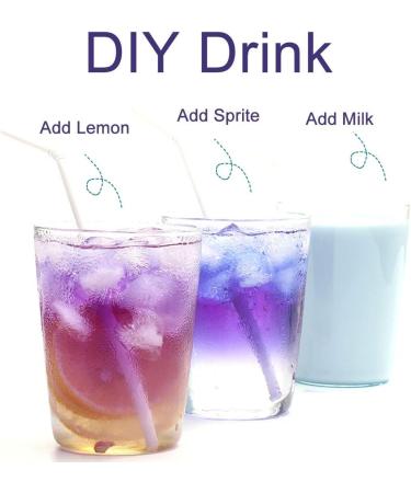 Blue Butterfly Bean Powder - 100% Pure Dried Blue Pea Flowers for Recipes & Food Coloring - 100G - Buy Online on GoSupps.com