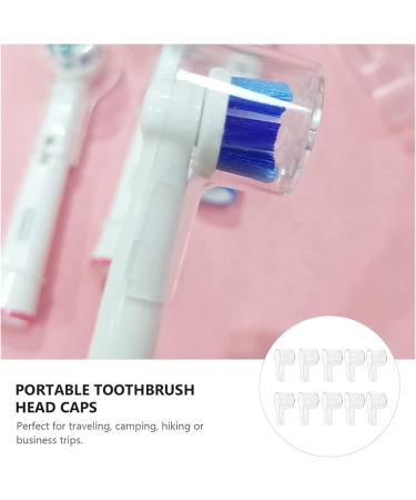 Elzey Electric Toothbrush Heads & Travel Accessories - 10 Pack Transparent Covers - Buy Online on GoSupps.com