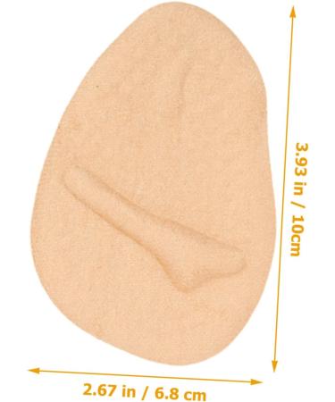 3 Pairs High Heels Forefoot Pads - Non-Slip Shoe Sole Protectors & Insoles for Women's Foot Comfort - Buy Online on GoSupps.com