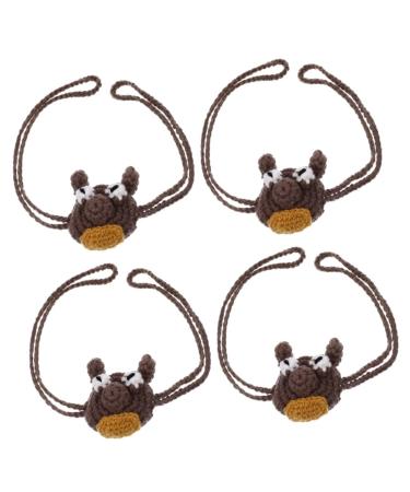 Healeved 4 pieces anti-nose protection Small noses with dust protection mask nose masks bicycle accessories animal nose warmer in winter outdoor nose cover cosplay birthday party delivers child