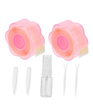 DOITOOL 1 Set Lace Double Eyelid Sticker Girl Eyelid Tapes Makeup Tape Eye Lift Strips Eyelid Tape for Hooded Eyes Invisible Eyelid Lift Double Sided Eyelid Tape Eyelid Strip Quincunx Reel 5.3x5.3cm As Shown 1