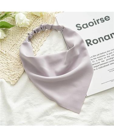 Elastic Chiffon Head Kerchief Bandanas for Women - Solid Color Hair Scarf Headbands (8 Options) | Boho Style - Buy Online on GoSupps.com