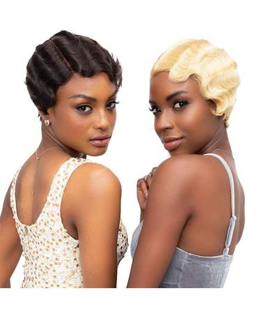 Janet Collection 100% Human Remy Hair Mommy Parting Wig (1B) - Premium Quality - Buy Online on GoSupps.com