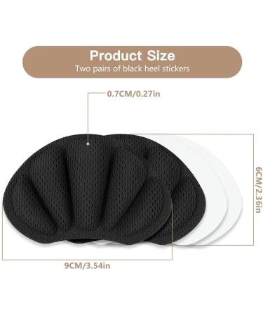 Flintronic 2 Pair Sneaker Repair Patch - Leather Heel Protector for Shoe Heel Repair - Black (2 Pairs) - Buy Online on GoSupps.com