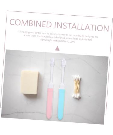 Buy Gatuida 25 Pack Travel Toothbrush - Soft Fiber Folding Camping Toothbrushes in Macaron Colors - Buy Online on GoSupps.com