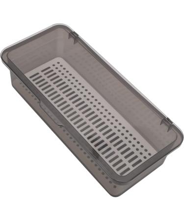 Professional Portable Nail Art Tool Dust Brush Organizer Box with Hinged Cover Design Wide Range of Use Easy to Drain for Home Nail Salon - PC Material - Buy Online on GoSupps.com